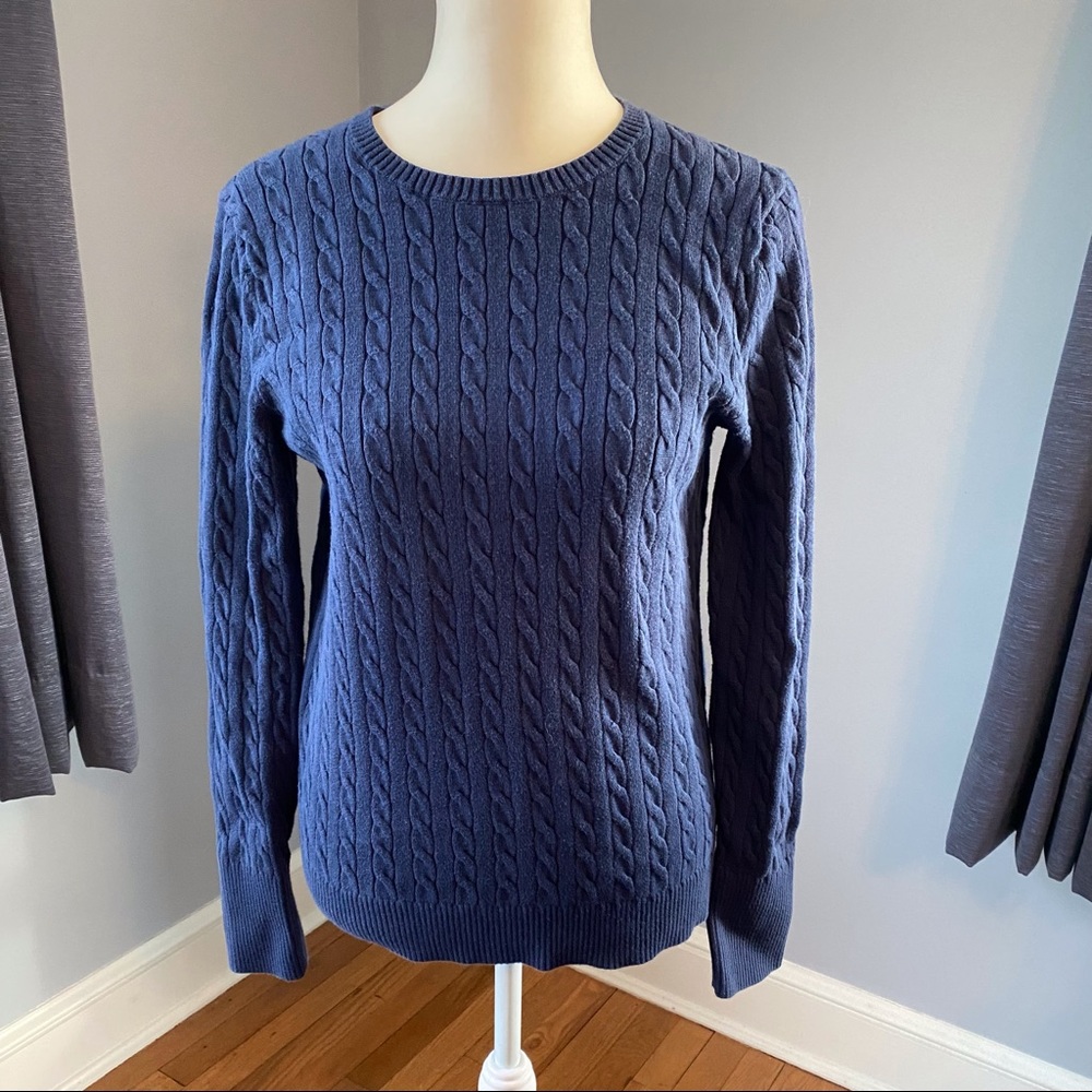 Lands End Cable Knit Sweater